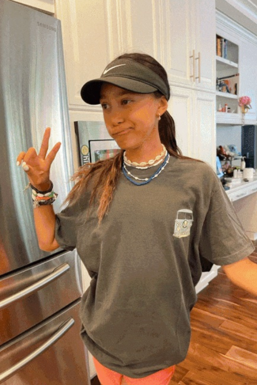 Huntington Beach Tennis Open Tee by Ace The Moon Premium Tennis brand Los Angeles