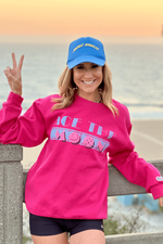 Miami Vice Crewneck in Medium Vintage crewneck sweatshirt by Ace the Moon Tennis and pickleball apparel brand