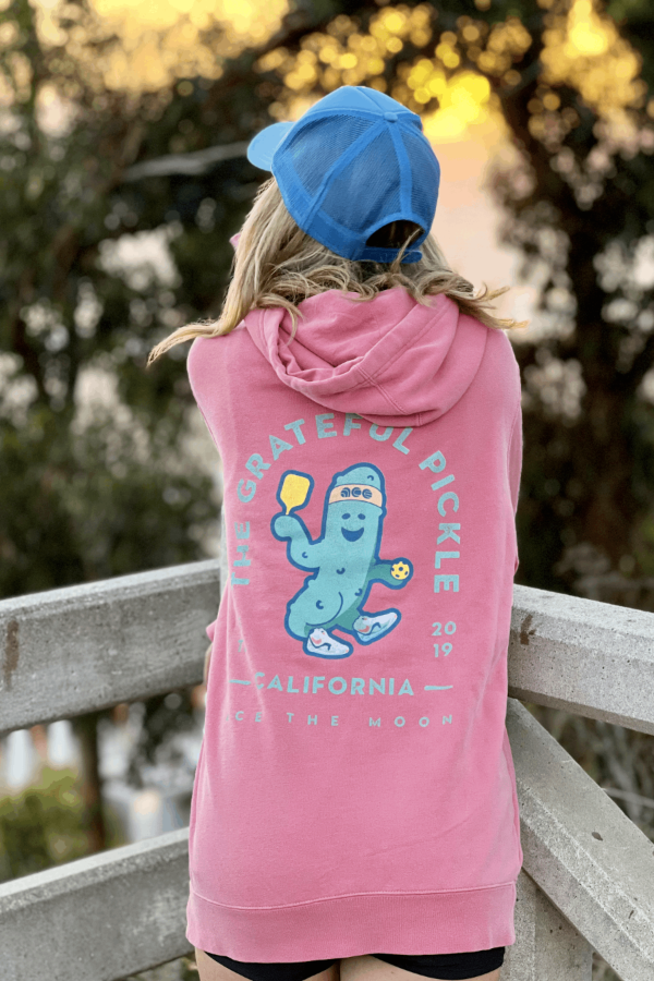 The Grateful Pickle Hoodie by Ace the Moon Pickleball Apparel Brand Los Angeles California