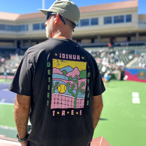 joshua tree desert tennis tee by Ace the Moon tennis and pickleball apparel brand