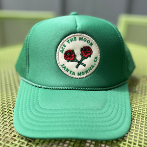 Ace the Moon Crossed Rose Rackets Hat - Tennis Hat by Ace the Moon Tennis and Pickleball apparel brand los angeles california