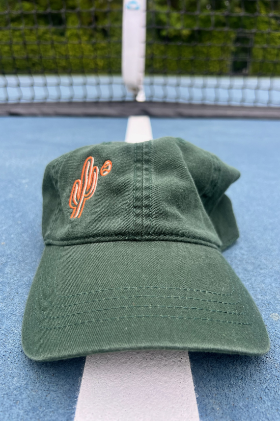 Embroidered Vintage Tennis Russel Hat by Ace the Moon Tennis and Pickleball Apparel Brand Los Angeles California