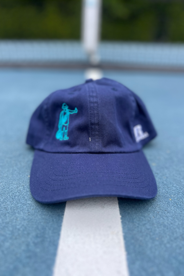 Embroidered Vintage Tennis Russel Hat by Ace the Moon Tennis and Pickleball Apparel Brand Los Angeles California