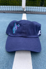 Embroidered Vintage Tennis Russel Hat by Ace the Moon Tennis and Pickleball Apparel Brand Los Angeles California