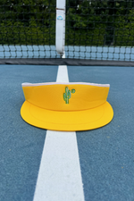 Embroidered Vintage Tennis Visor by Ace the Moon Tennis and Pickleball Apparel Brand Los Angeles California