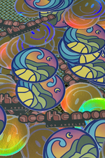 Ace the Moon Sticker Pack by Ace the moon tennis and pickleball brand los angeles california