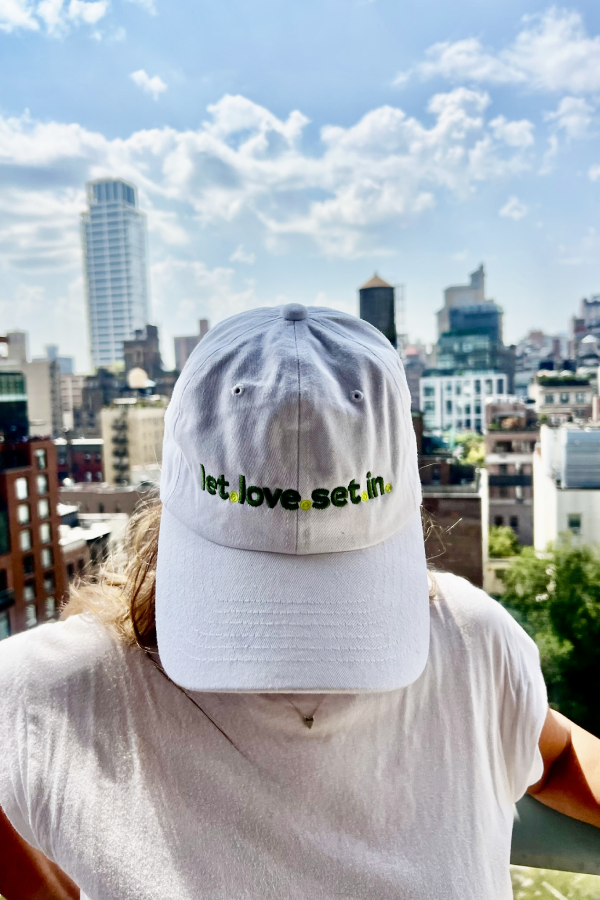 let love set in tennis dad hat by Ace the Moon tennis and pickleball apparel brand los angeles california