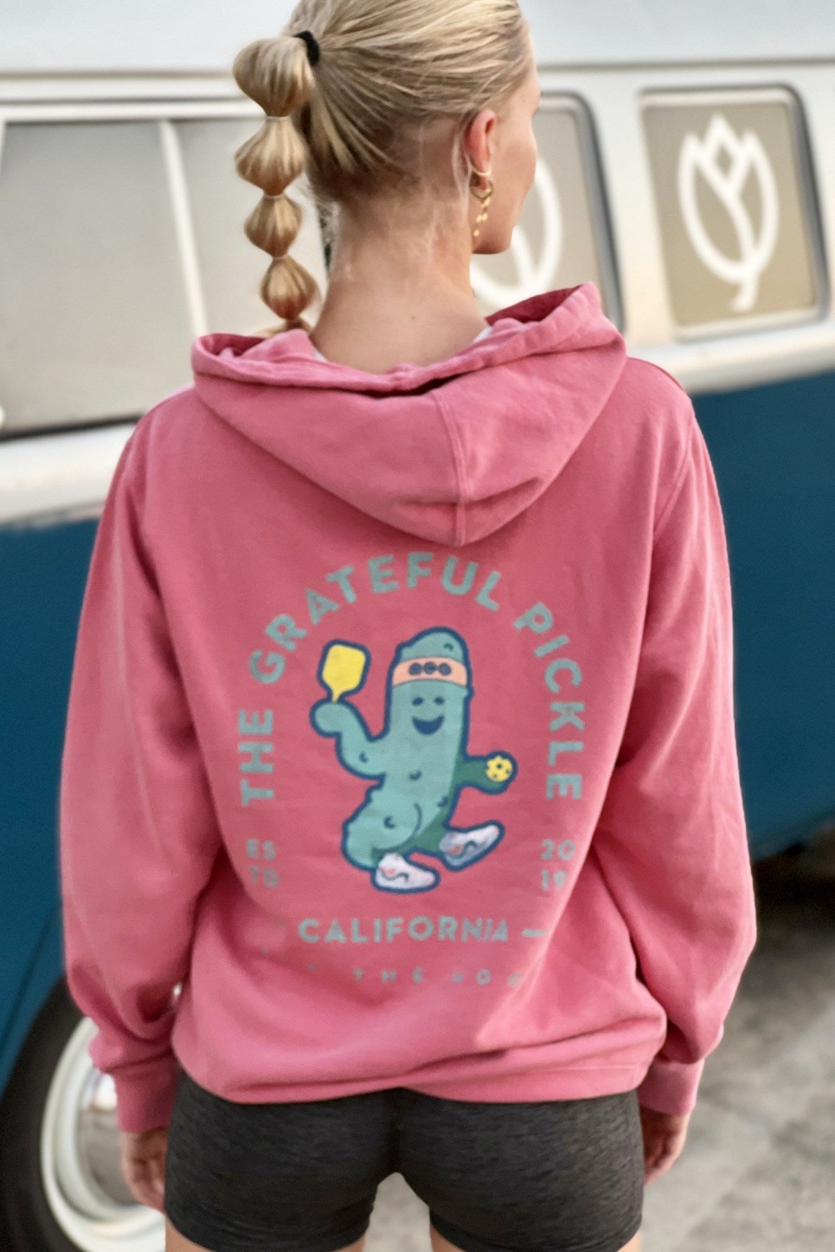 The Grateful Pickle Hoodie by Ace the Moon Pickleball Apparel Brand Los Angeles California