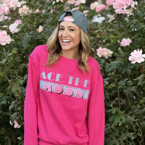 Miami Vice Crewneck in Medium Vintage crewneck sweatshirt by Ace the Moon Tennis and pickleball apparel brand