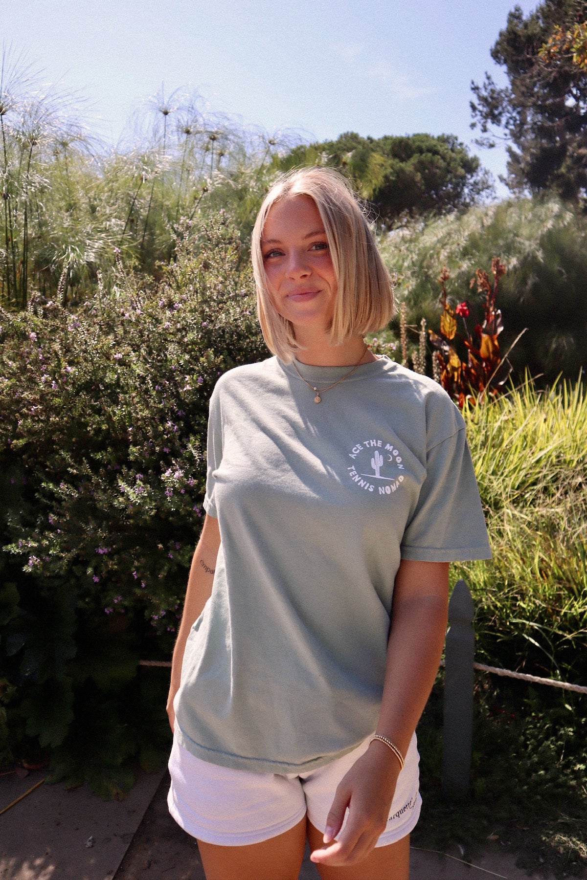 Tennis Nomad tee by Ace the Moon tennis and pickleball apparel brand