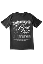 johnny's slice shop funny tennis shirt by ace the moon tennis and pickleball apparel brand
