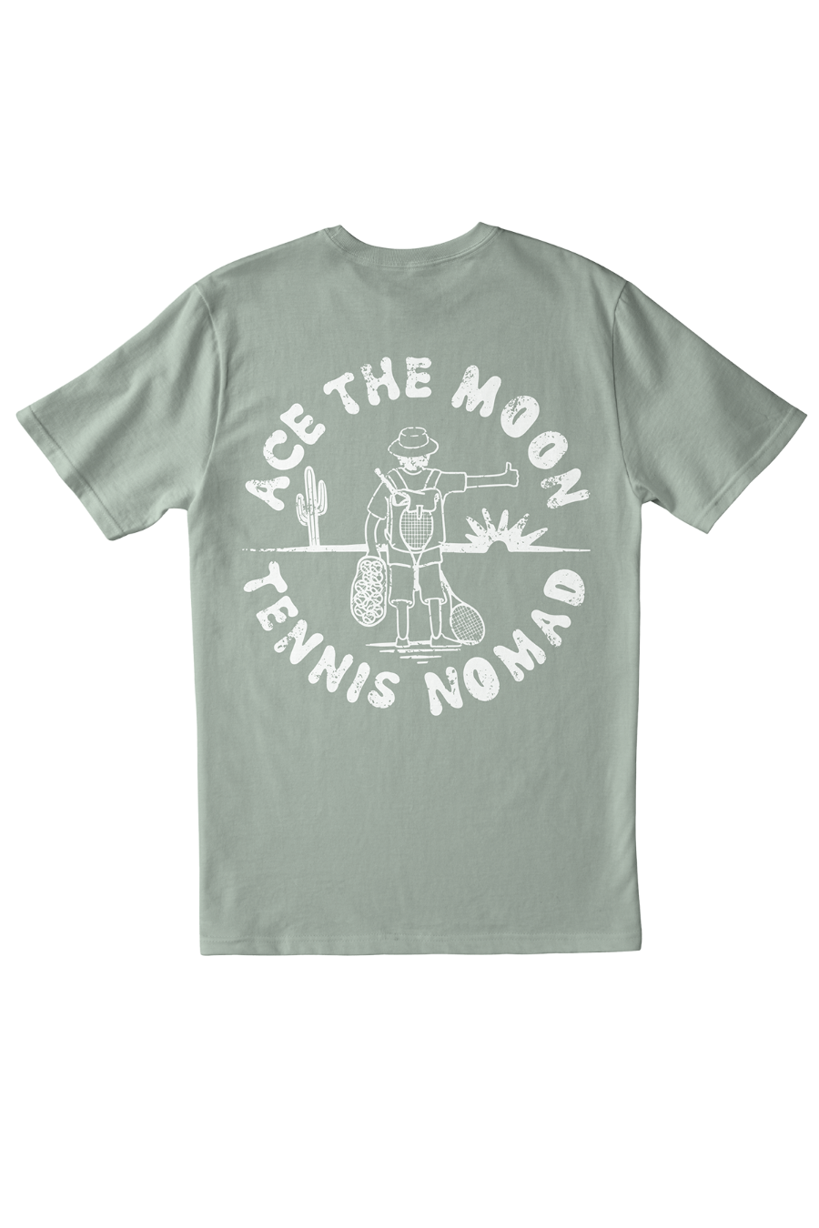 Tennis Nomad tee by Ace the Moon tennis and pickleball apparel brand