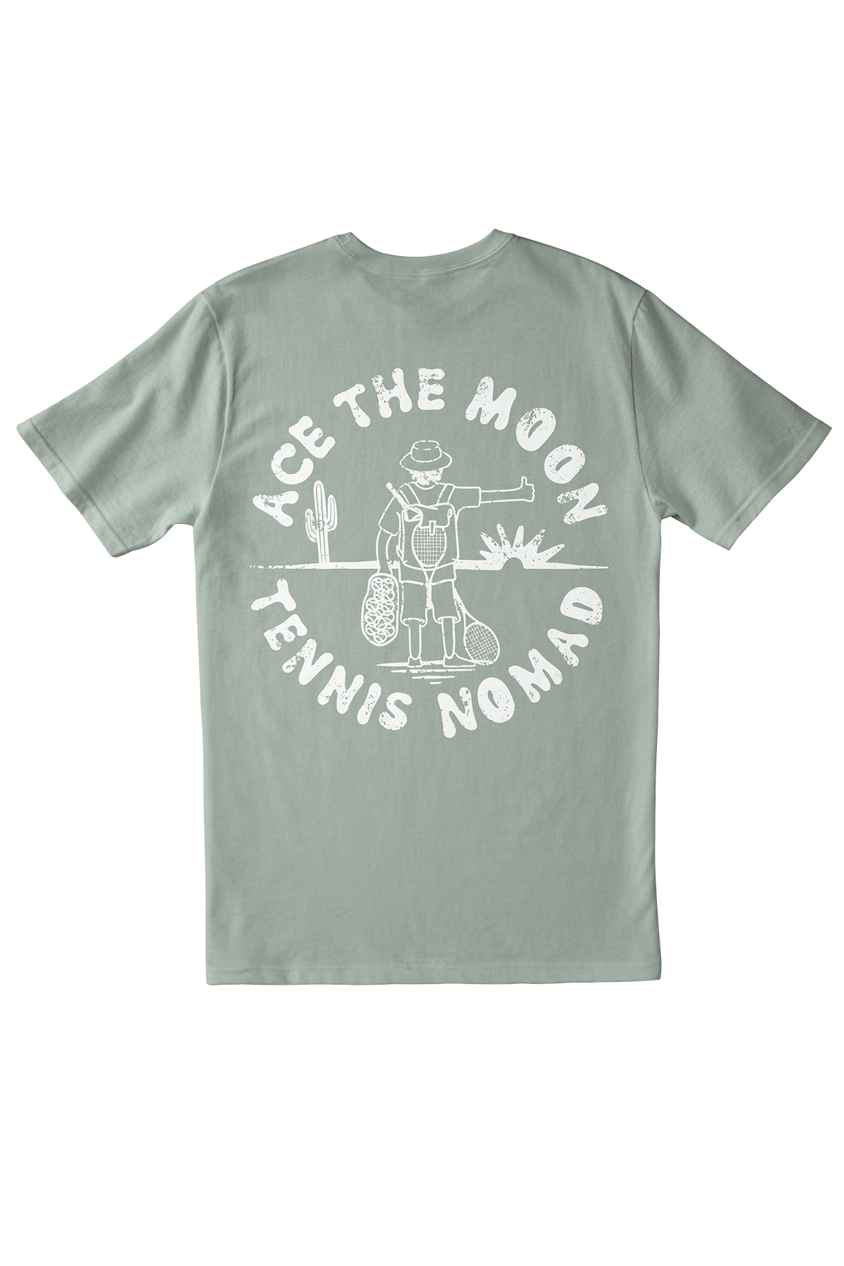 Tennis Nomad tee by Ace the Moon tennis and pickleball apparel brand
