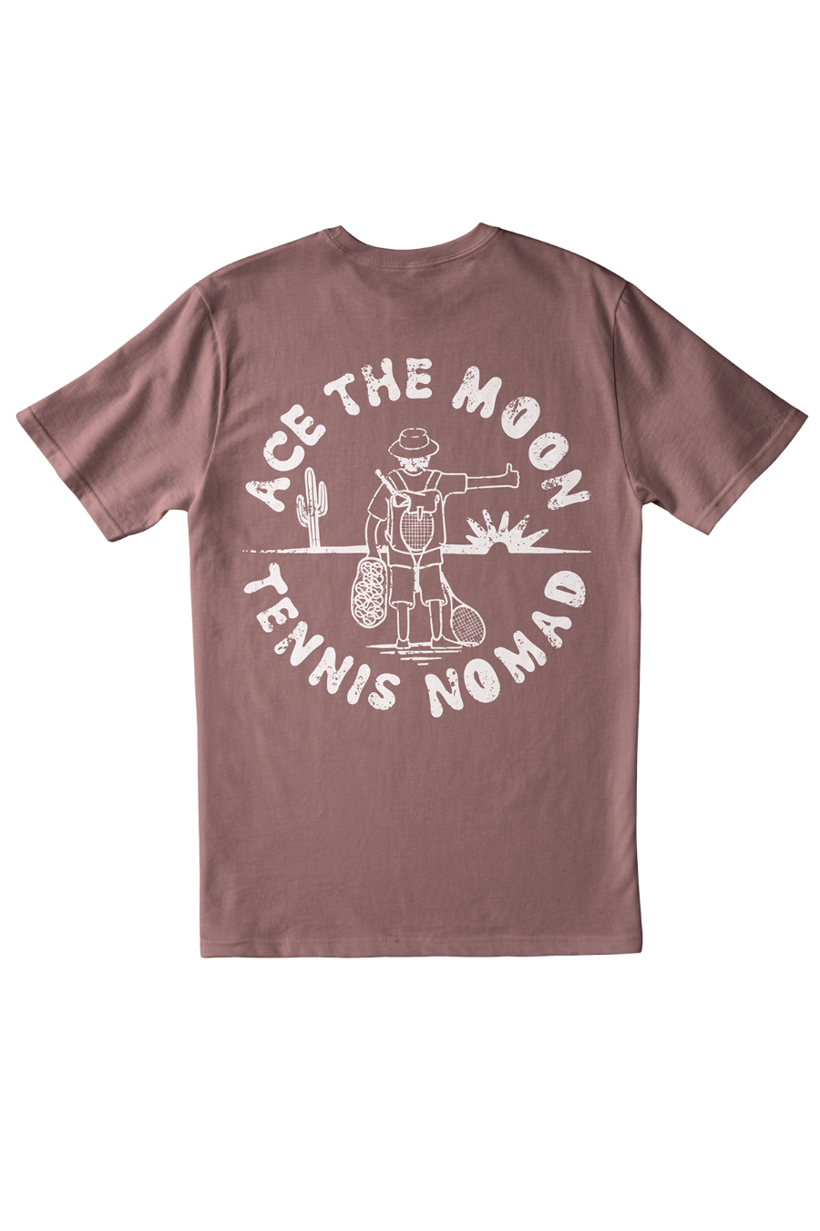 Tennis Nomad tee by Ace the Moon tennis and pickleball apparel brand