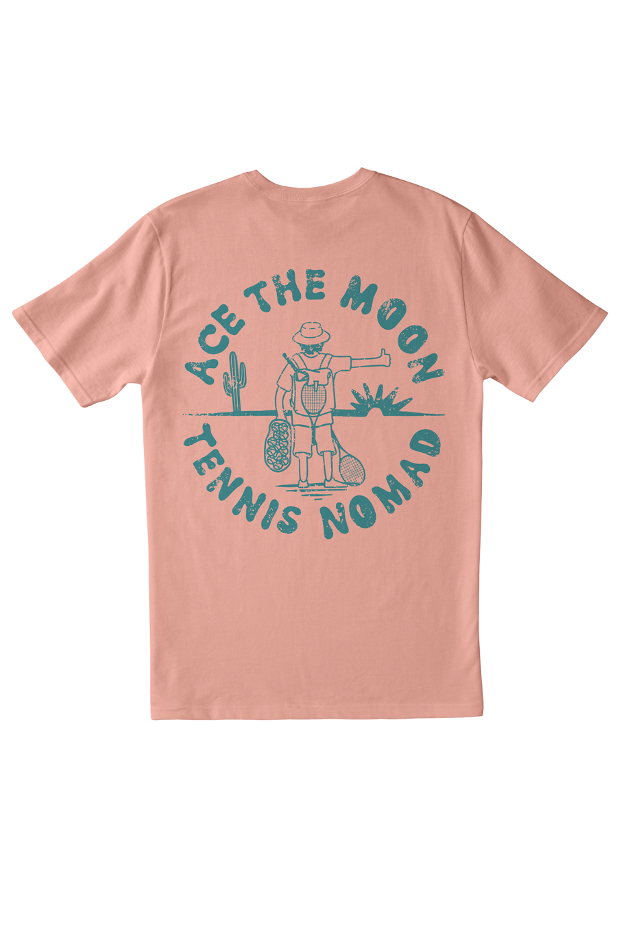 Tennis Nomad tee by Ace the Moon tennis and pickleball apparel brand
