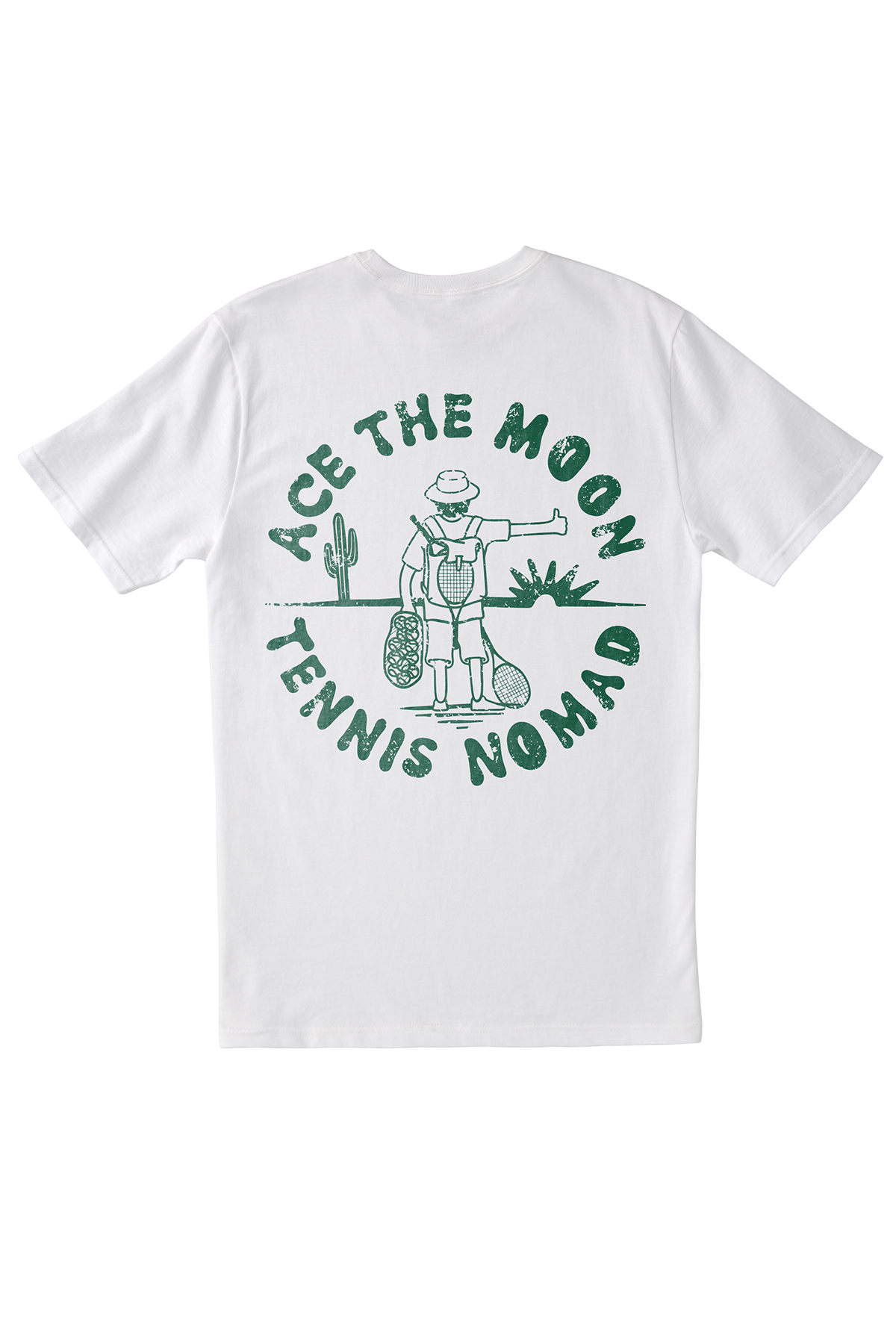 Tennis Nomad tee by Ace the Moon tennis and pickleball apparel brand