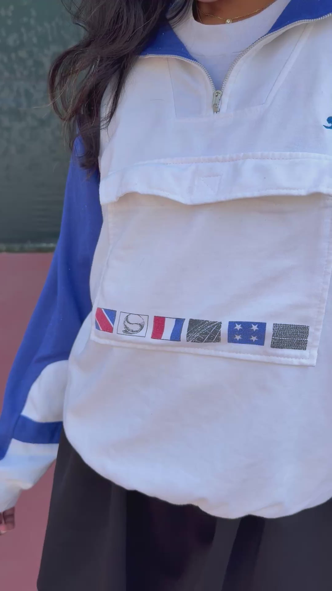 Vintage Jimmy Connors Slazenger Quarter Zip Pullover -Size Small