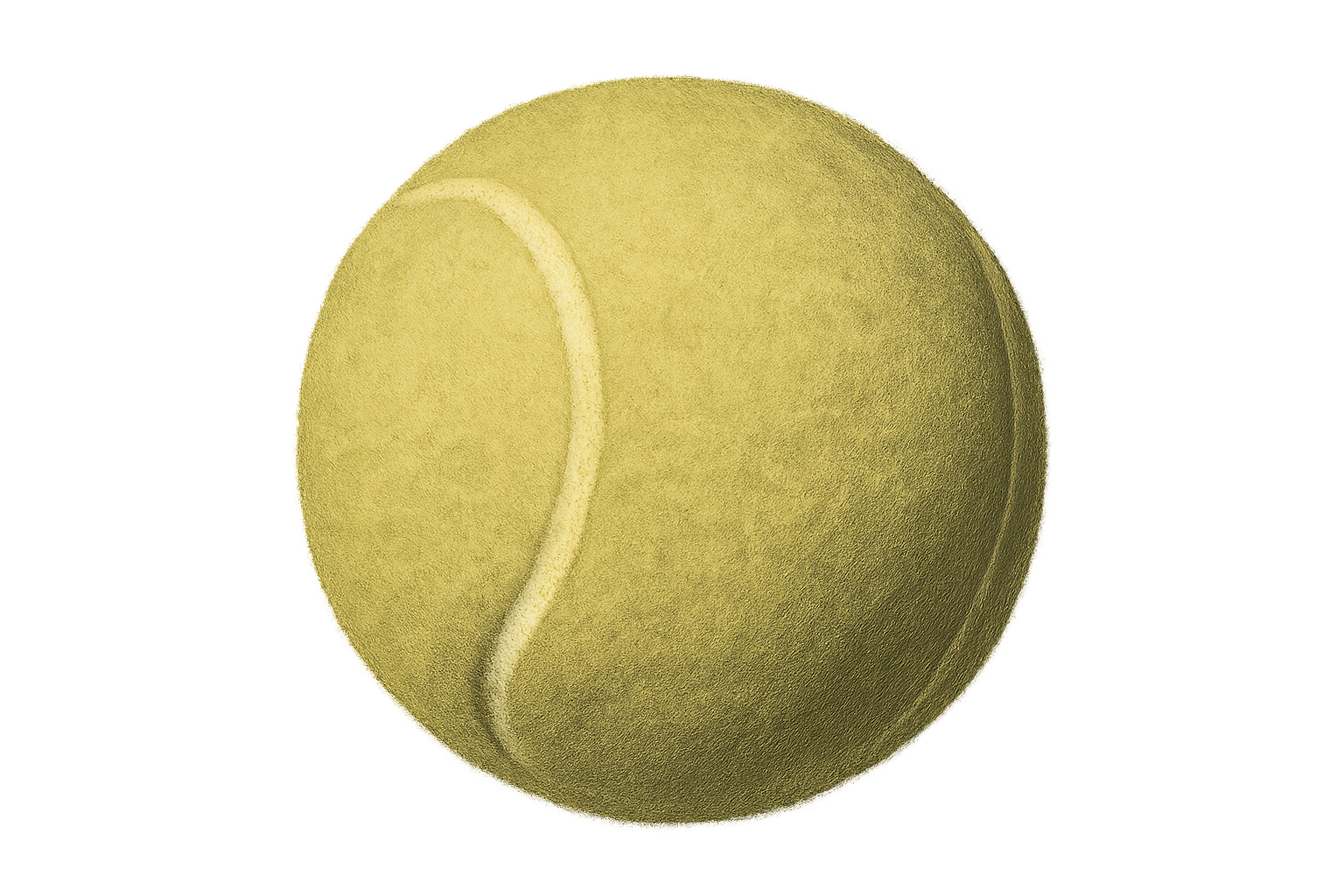 retro tennis ball image of only the tennis ball no background