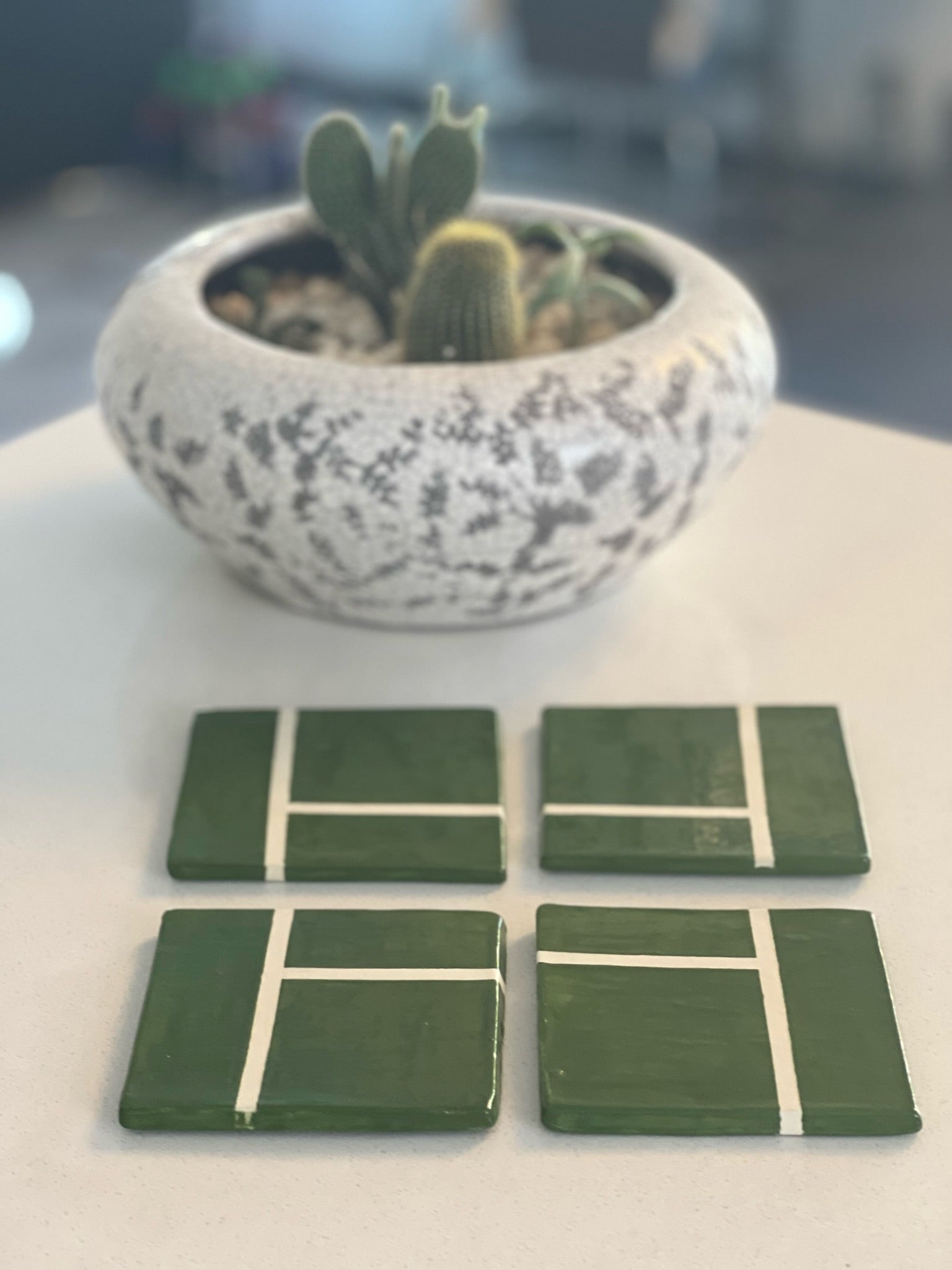 Straight Set Coasters (4 pieces in a set)