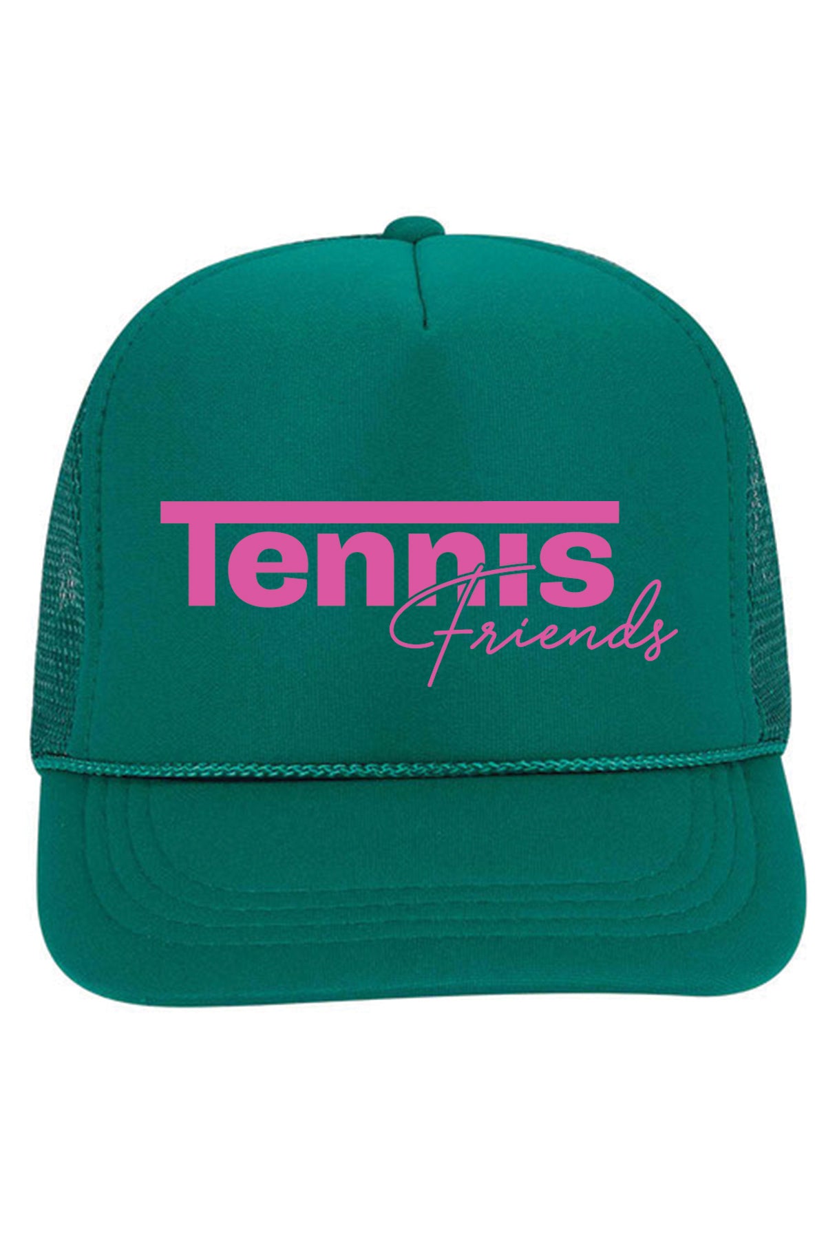 Tennis Friends Trucker Hat by Ace the Moon Tennis and Pickleball Athleisure wear brand Los Angeles