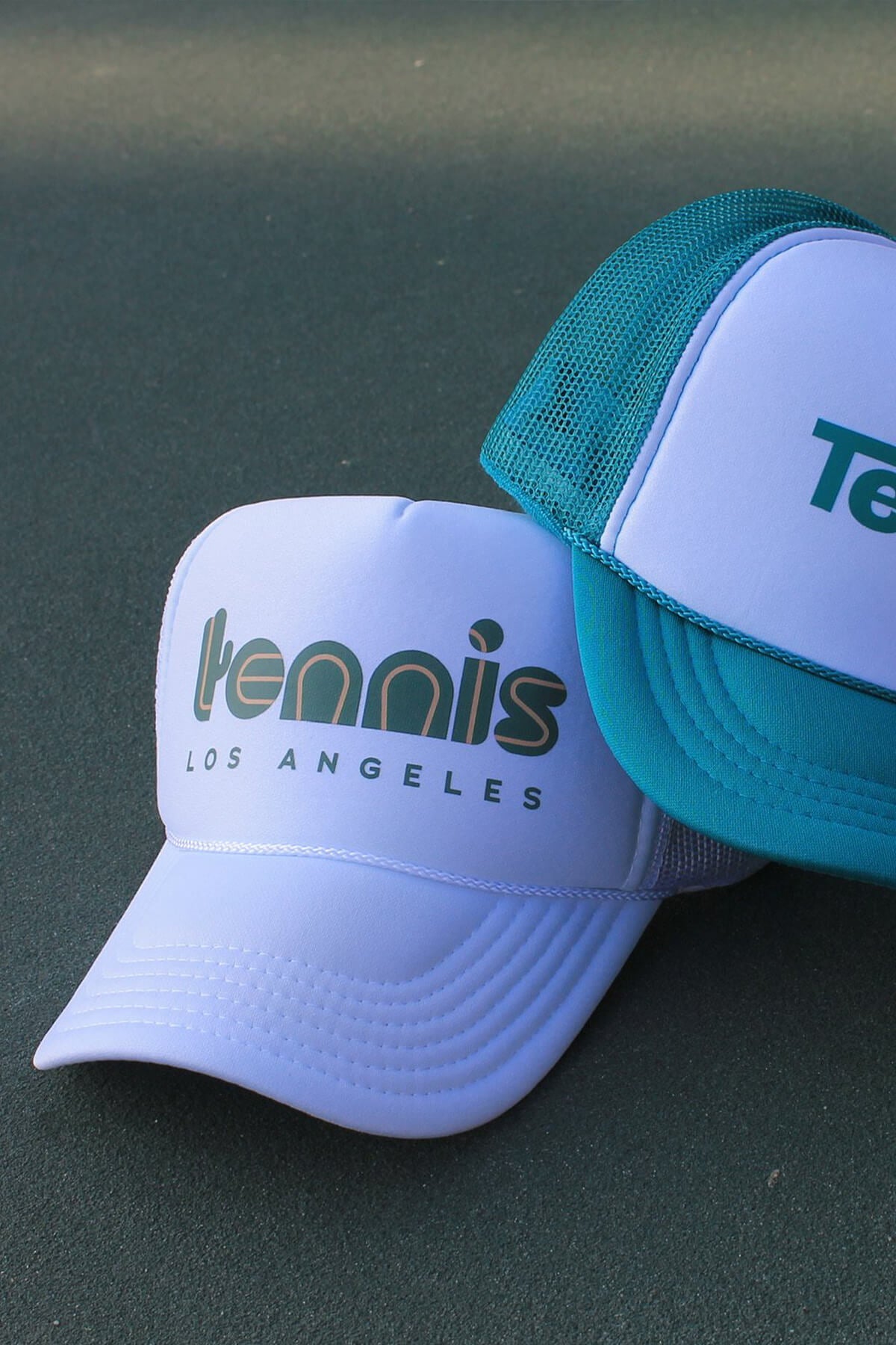 Tennis Los Angeles Mid Profile Trucker Hat - Ace The Moon