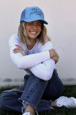 The Picklesades Trucker Hat pickle ball trucker hat by Ace the Moon Tennis and pickle ball apparel brand