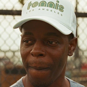 Tennis Los Angeles Trucker Hat by Ace the Moon Tennis and pickleball brand los angeles california