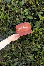 heart of clay dad hat, tennis hat by Ace the moon tennis apparel company