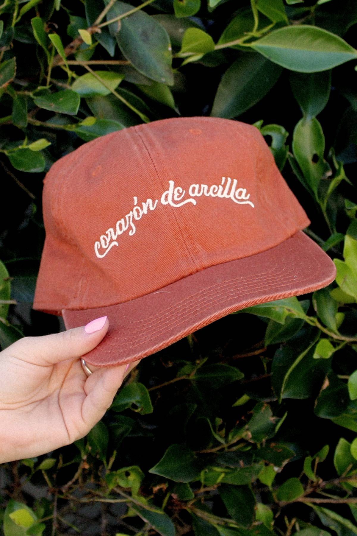 heart of clay dad hat, tennis hat by Ace the moon tennis apparel company