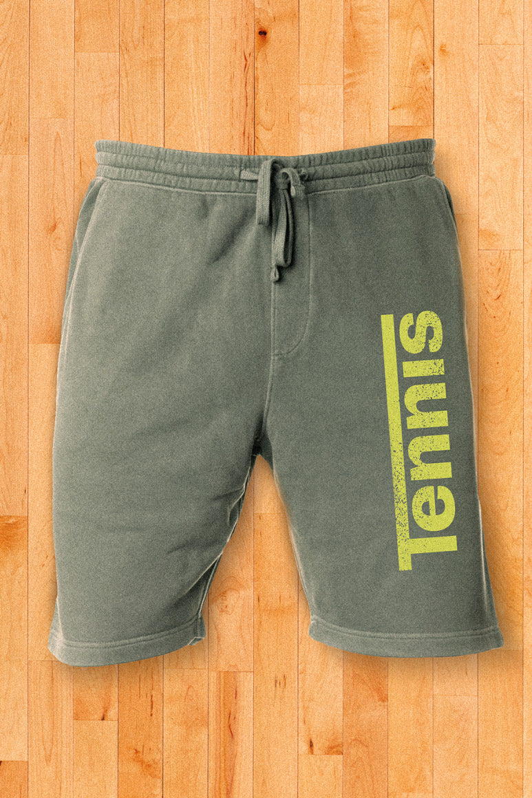 Tennis shorts in green by Ace the Moon Tennis Brand Los Angeles