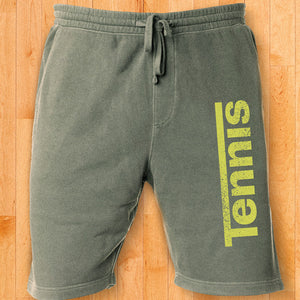 Tennis shorts in green by Ace the Moon Tennis Brand Los Angeles