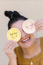Smile, Smile, Smile Tennis Ball Ring Dish sold by Ace the Moon Tennis brand LA