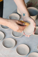 Smile, Smile, Smile Tennis Ball Ring Dish sold by Ace the Moon Tennis brand LA