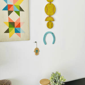 Tennis Ball Wall Hanging ceramic art - Ace the Moon Los Angeles California