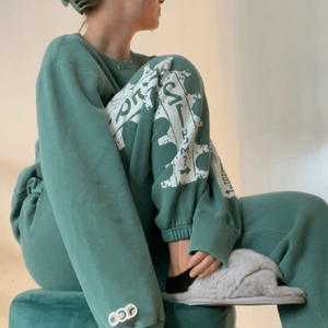 The Tennis Score Tube Crewneck Sweatshirt by Ace the Moon Tennis and pickleball apparel brand los angeles california