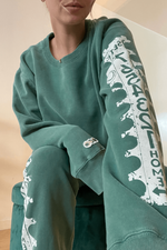 The Tennis Score Tube Crewneck Sweatshirt by Ace the Moon Tennis and pickleball apparel brand los angeles california