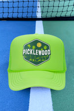 Picklewood Patched Tennis trucker Hat by Ace the Moon Tennis and pickleball apparel brand los angeles california